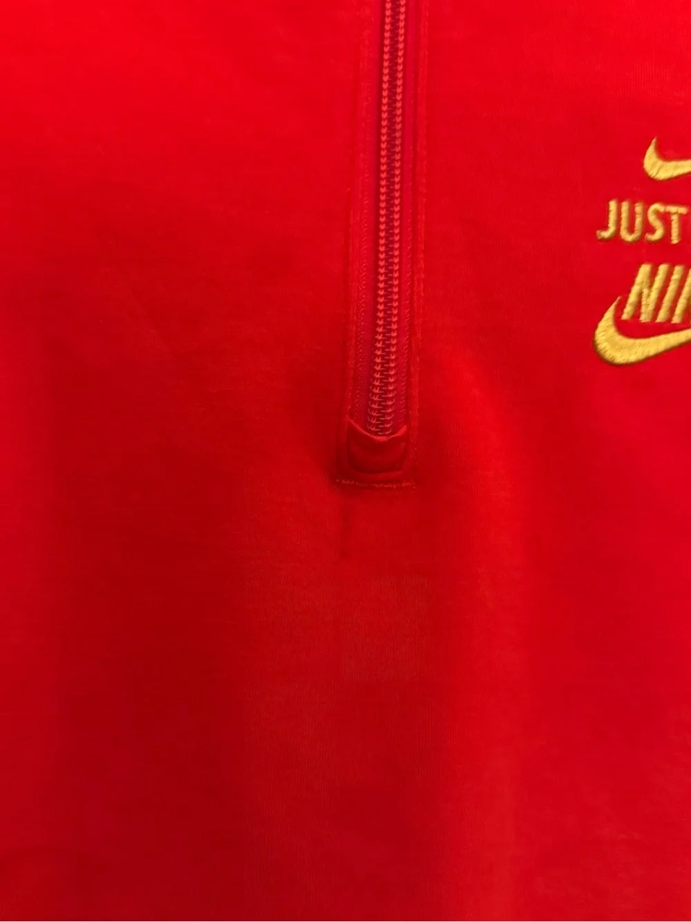 RARE Nike Red and Black Zip-Front Athletic Dress